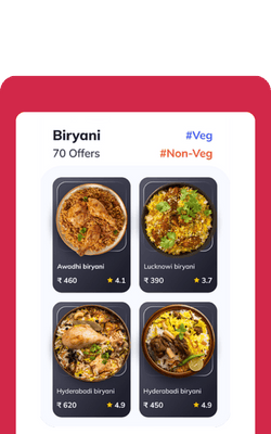 Icon of a digital menu